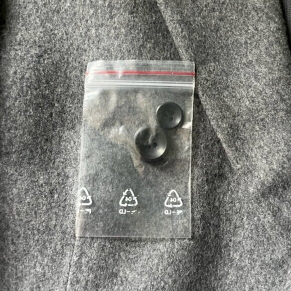 Oscar De La Renta Men's Grey Jacket Blazer Size 42S Wool Cashmere Blend - Picture 15 of 15